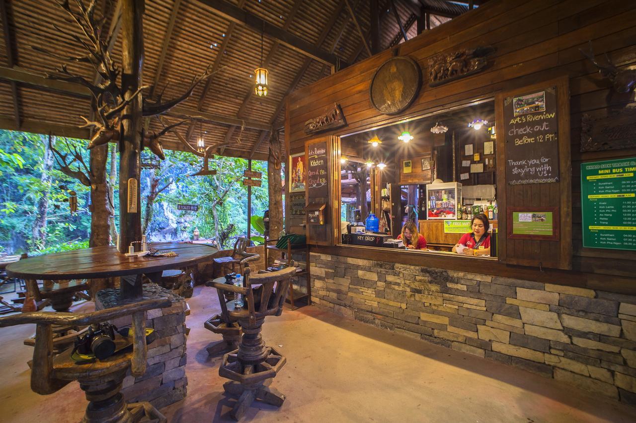 Art'S Riverview Lodge Khao Sok National Park Eksteriør bilde